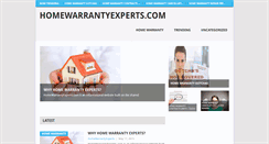 Desktop Screenshot of homewarrantyexperts.com